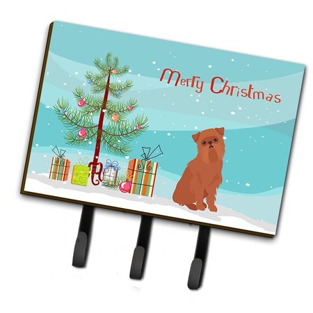 CAROLINES TREASURES Brussels Griffon Christmas Tree Leash or Key Holder CK3494TH68